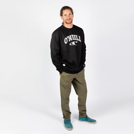 POLERON HOMBRE -LM STATE CREW SWEATSHIRT - BLACK OUT - VERANO 2022