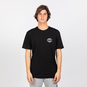 POLO M/C - BACK 2 BACK SS T-SHIRT - BLACK OUT - 3X119