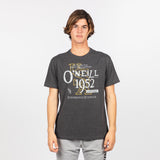 POLO M/C - CRAFTED SS T-SHIRT - DARK GREY MELEE - 3X119