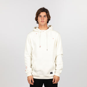 POLERON HOMBRE - SEND IT HOODY - POWDER WHITE - INVIERNO 2022