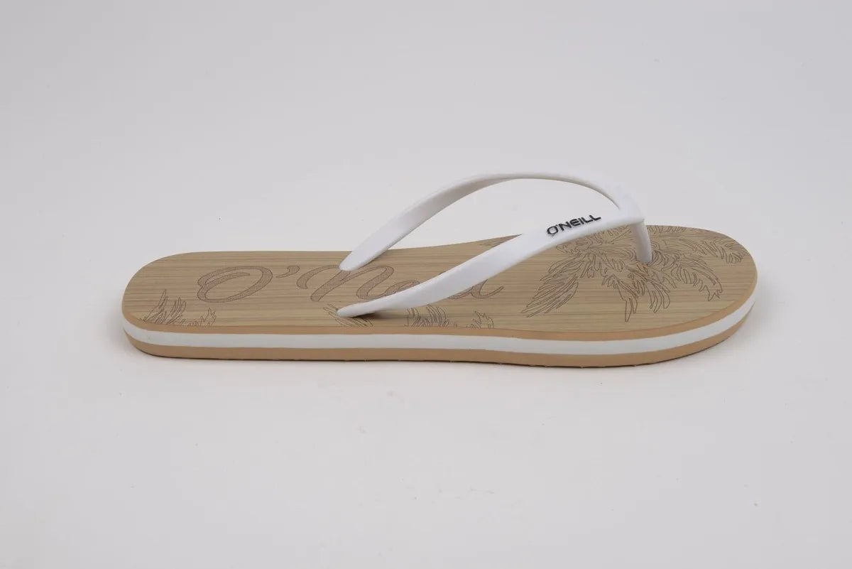 WOMAN´S SANDAL - OFF WHITE FLAT - VERANO 2022