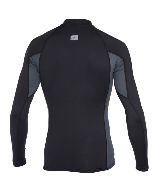 LYCRA - HOMBRE - SKINS LS CREW - 0216 BLK/GRAPH/BLK