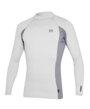 LYCRA - HOMBRE - SKINS LS CREW - EZ2 CGREY/SMK/CGREY