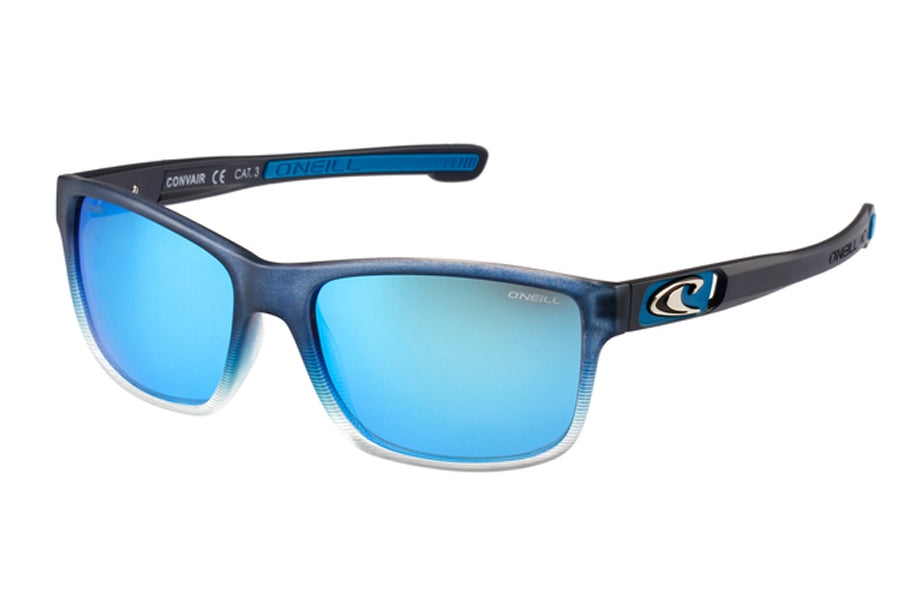 LENTE SOLAR - MATTE BLUE FADE PATTERN / BLUE MIRROR POLARISED  - VE19