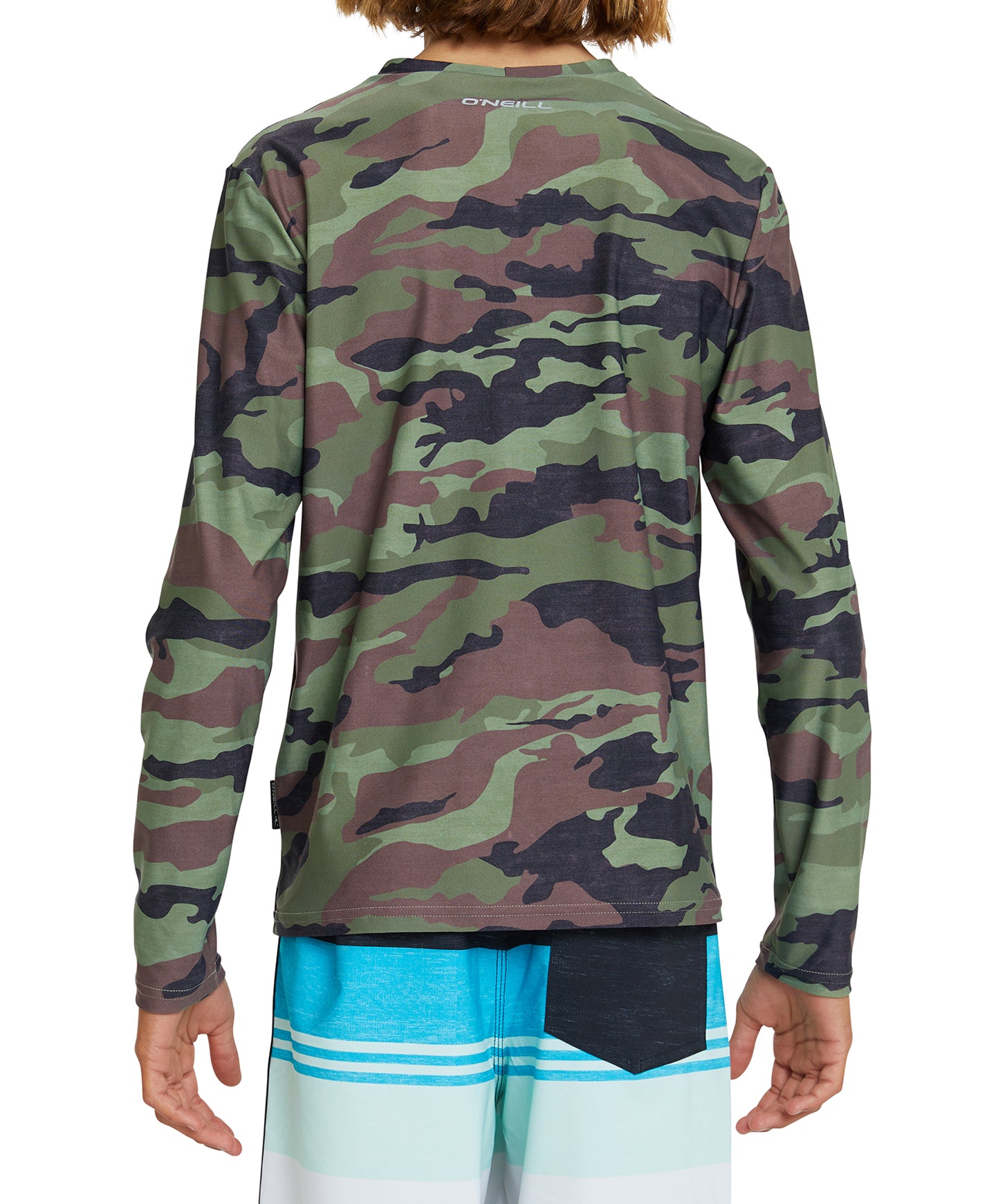 LYCRA NIÑOS - BOYS MISSION UV LS TEE - CAMO