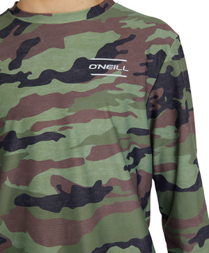 LYCRA NIÑOS - BOYS MISSION UV LS TEE - CAMO