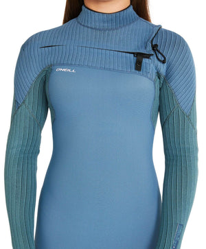 WETSUIT NIÑO - LARGO - GIRLS HYPERFREAK CZ FULL 3/2+MM - DBE DUSTYBLUE/EUCALYPTUS