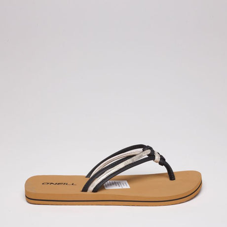 WOMAN´S SANDAL  - BLACK/SILVER