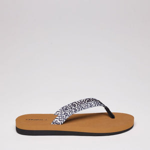 WOMAN´S SANDAL - BLACK-WHITE