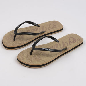 WOMAN´S SANDAL - OFF BLACK FLAT - VERANO 2022