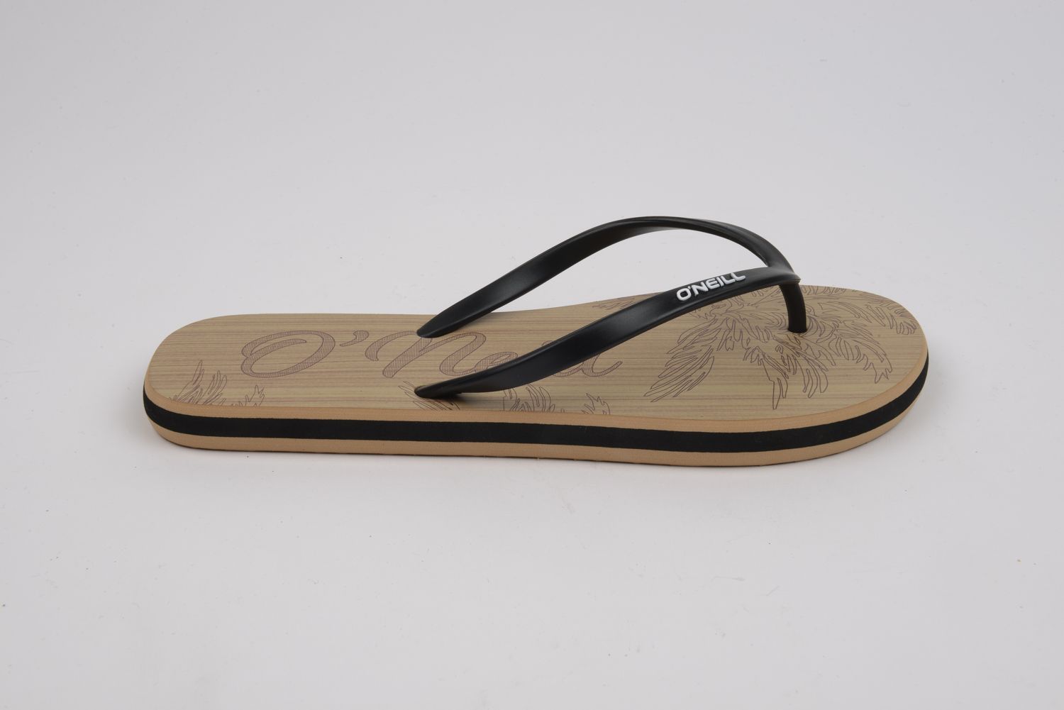 WOMAN´S SANDAL - OFF BLACK FLAT - VE22