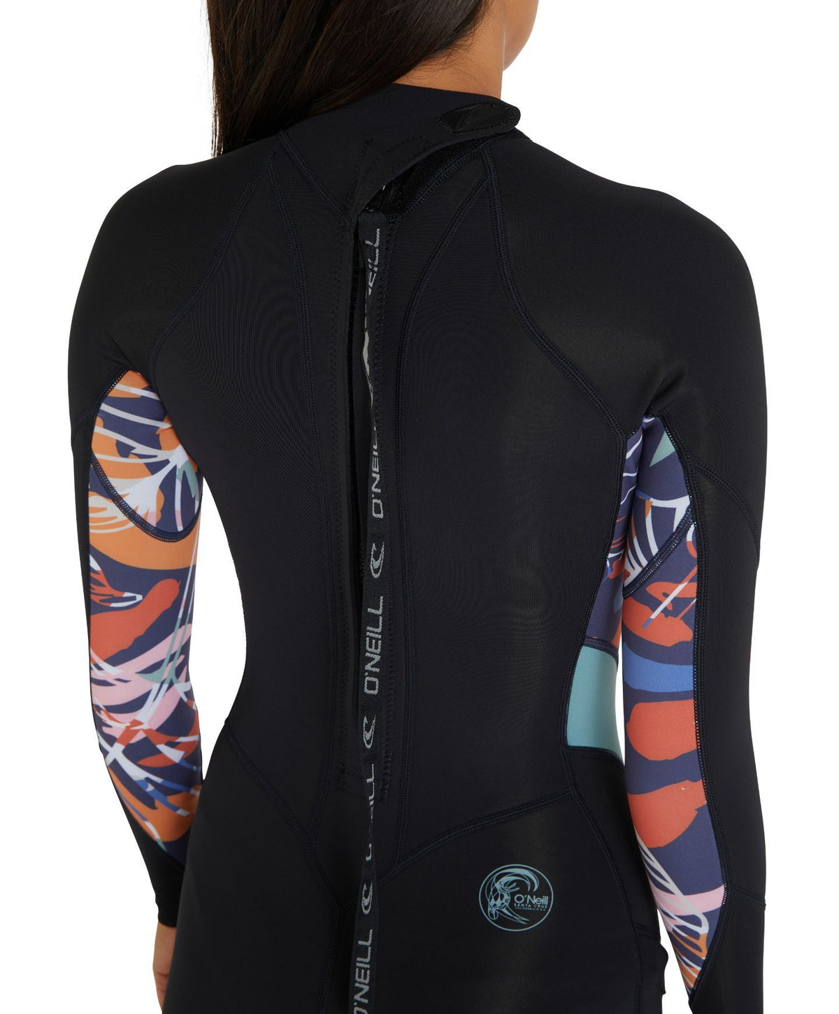 WETSUIT MUJER -  BAHIA BZ LS MID SPRING 2MM - NT2 BLK/NVT/EUC